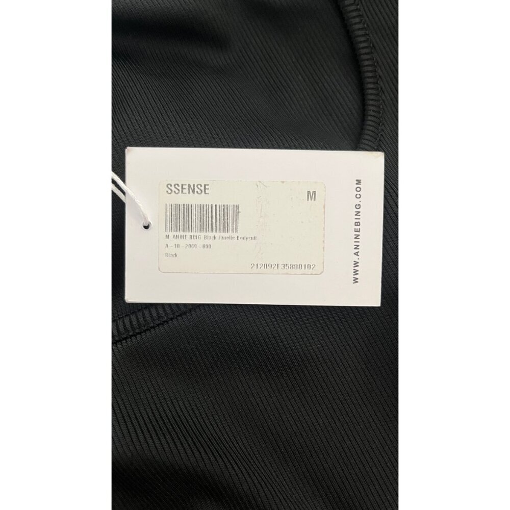 BNWT ANINE BING 'JANELLE' BLACK BODYSUIT - Picture 8 of 8